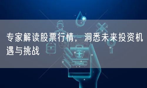 专家解读股票行情，洞悉未来投资机遇与挑战