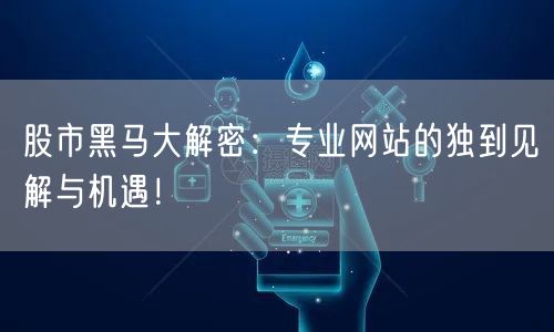 股市黑马大解密：专业网站的独到见解与机遇！