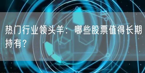 热门行业领头羊：哪些股票值得长期持有？