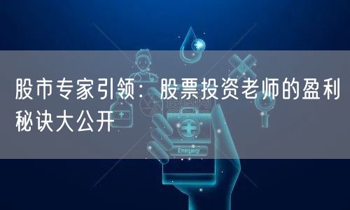 股市专家引领：股票投资老师的盈利秘诀大公开