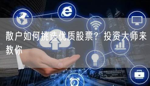散户如何挑选优质股票？投资大师来教你