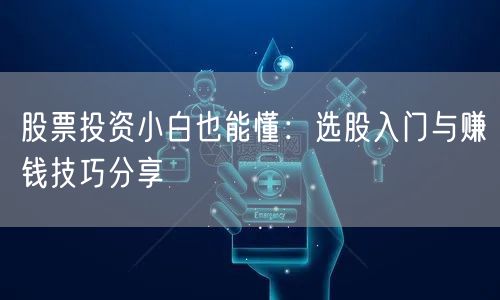 股票投资小白也能懂：选股入门与赚钱技巧分享