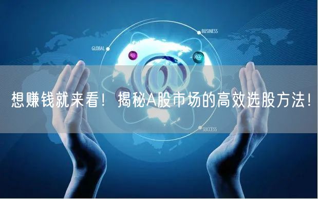 想赚钱就来看！揭秘A股市场的高效选股方法！
