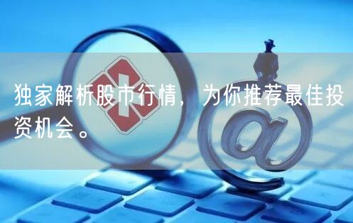 独家解析股市行情，为你推荐最佳投资机会。