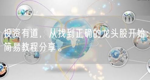 投资有道，从找到正确的龙头股开始：简易教程分享。