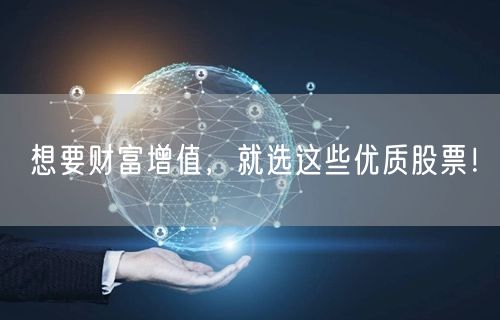 想要财富增值,就选这些优质股票!