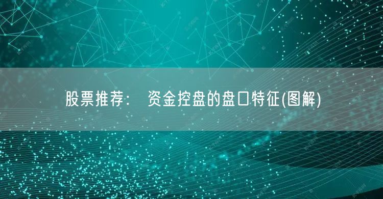 股票推荐： 资金控盘的盘口特征(图解)
